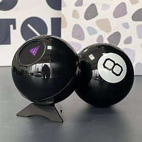 Куля "Magic Ball 8",чорна, 10 см, рос, Шар "Предсказатель"