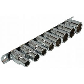 Набір головок 1/2" 10-22 8 од VERKE