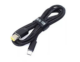 Зарядний кабель живлення 100W 20V від повербанка USB Type-C для Lenovo Slim Square DP 11.0×4.5мм. для ноутбуківThinkpad
