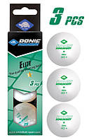 Шарики для пинг-понга Donic Elite 1* 40+ white (3шт)