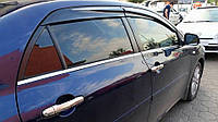 Ветровики Sunplex Sport на авто Toyota Corolla 2007-2013 Дефлекторы боковых окон для Тойота Королла