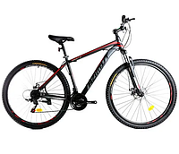 Горный велосипед Azimut 26" GD рама 17 черно-красный