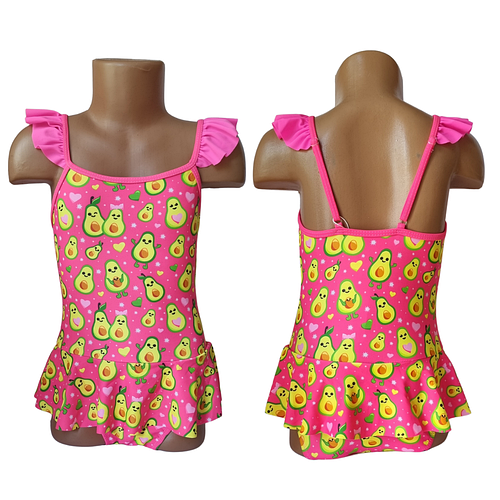 Купальник детский для бассейна Оптом упаковка 5 шт цвет малиновый от 2 ...