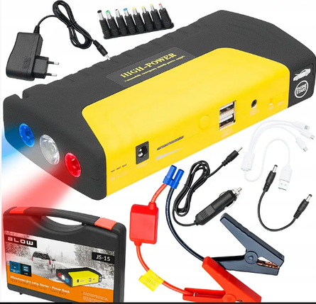 Пускозарядний пристрій Бустер Blow JS-15 12800 mAh BR00034, фото 1