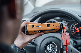 Пускозарядний пристрій Бустер Blow JS-15 12800 mAh BR00034, фото 4