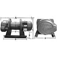 Електрична лебідка DKJ 380В 500/1000 кг з тросом 60 м, фото 2