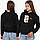 Парні толстовки худі Поросята Чорні S M L XS XL XXL, фото 4