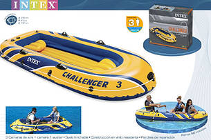 Intex надувний човен 68369 Challenger 3, фото 1