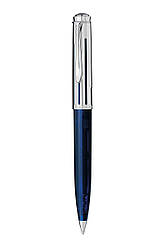 Ручка кульковая Pelikan Souverän Precious Metals Dark-Blue Transparent, корпус темно-синій, K625