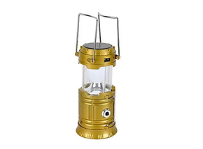 Сонячна кемпінговий LED лампа / ліхтар з ефектом вогню Jia Hao JH-5880, фото 3