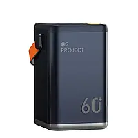 Портативное зарядное устройство O2 PROJECT (LG588P) 36W 4xUSB Power bank повербанк для телефона и планшета Синий