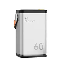 Портативное зарядное устройство O2 PROJECT (LG588P) 36W 4xUSB Power bank повербанк для телефона и планшета Белый