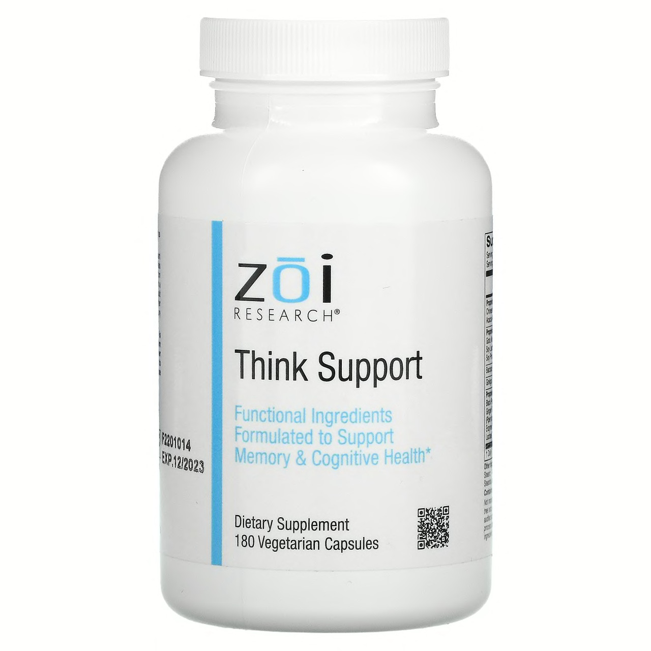 Підтримка мислення, Think Support, ZOI Research, 180 вегетаріанських капсул