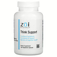 Підтримка мислення, Think Support, ZOI Research, 180 вегетаріанських капсул