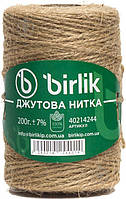 Нитка джутовая Birlik 1,1 мм коричневый 0,2 кг