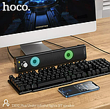 Комп'ютерні колонки Hoco DS32 Plus BT акустика для ПК блютуз-колонка для комп'ютера з підсвіткою чорні, фото 6