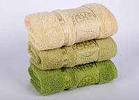 Турецкие полотенца баня 70*140 Cestepe Micro Delux Orient Green (микро хлопок) Зелёный