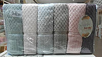 Набор махровых полотенец Cestepe VIP Cotton ELENOR (для Лица 50х90 см) 6шт