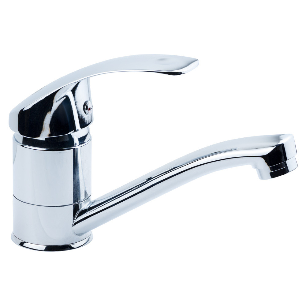 Змішувач для кухні гусак прямий 150 мм на шпильці Tau (SL-2B143C), фото 1