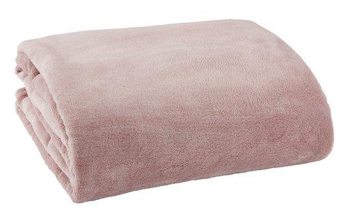 Плед покривало з мікрофібри 140x200 см рожевий М'яке, Тепле та стильне Покривало на ліжко та на диван