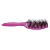 Щітка для волосся Olivia Garden Finger Brush Combo Medium Bright Pink, фото 4