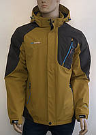 Куртка чоловіча, весняна, AUDSA ,горчичного кольору, спортивного стилю ,із знімним капюшоном, пряма, Китай.