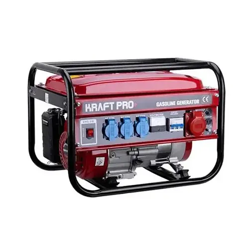 Купить Генератор Kraft Pro+ KP8500W на 4,5 кВт, бензиновый генератор 4. ...