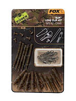 Набор для монтажа FOX Edges Camo Slick Lead clip kit №10 5шт CAC779