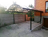 Навіс для авто, Навіс з профнастила для авто., фото 2