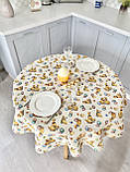 Скатертина кругла Пасхальна гобеленова Limaso Ø140 см., фото 3