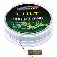 Поводк материал Cult Hunters Braid camou 0.30мм 30lb 20m