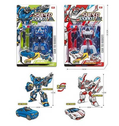 Трансформер машина "Super Robot" 2 види, 18*4*28 см, SD170, фото 1