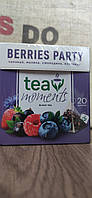 Чай Tea Moments "Berries Party" черный ароматизированный с добавлением растительного сырья, 20 пирамидок