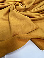 Ткань Двунитка горчичного цвета, плотностю 240 г/м2, Китай