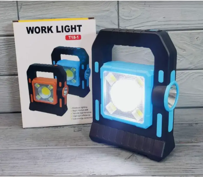 Кемпінговий переносний ліхтар Work Light T18-1/акумуляторний USB BR00014