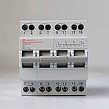 Рубільник перекидний I-0-II 4Р 40 А EH-CS-4.40 від Electro House на din-рейку ST426-1, фото 2