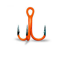 Тройник Gurza Round treble hook ST-36 UV Orange K-1509 №1/0 1шт