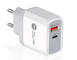 Зарядний пристрій PD001 Type-C 18W швидке заряджання