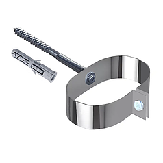 Скоба монтажна під овал 100х200 мм 1 мм Aisi 201 Stalar (70246)