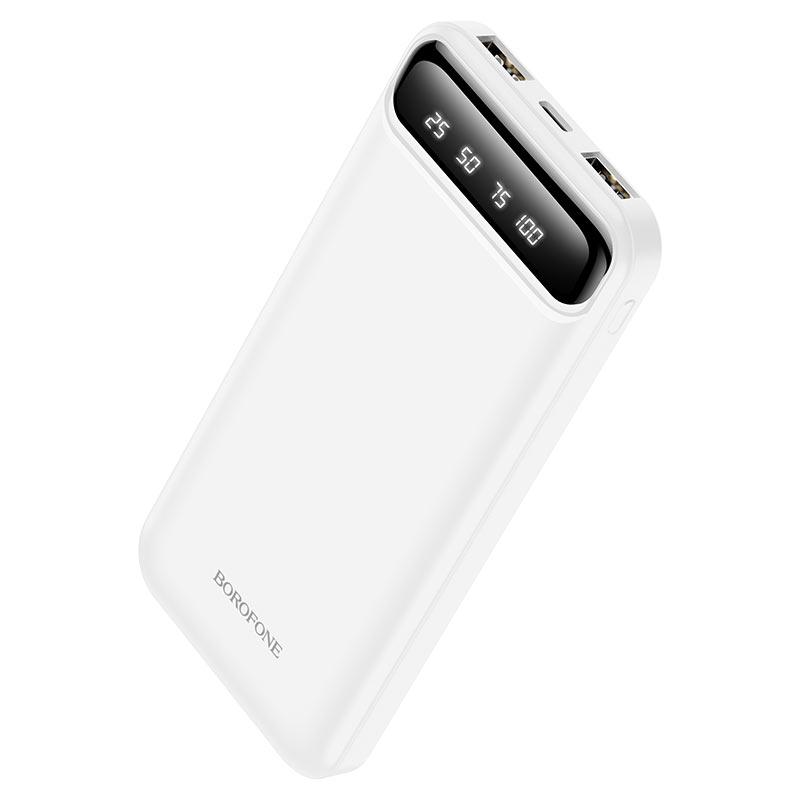 УМБ Power Bank (зовнішній акумулятор) Borofone BJ14 Freeway 10000 мАг Білий (BJ14W)