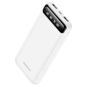 УМБ Power Bank (зовнішній акумулятор) Borofone BJ14 Freeway 10000 мАг Білий (BJ14W), фото 1