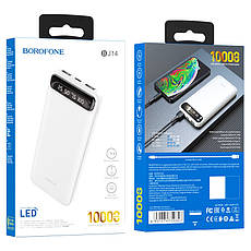 УМБ Power Bank (зовнішній акумулятор) Borofone BJ14 Freeway 10000 мАг Білий (BJ14W), фото 5