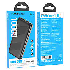 УМБ Power Bank (зовнішній акумулятор) Borofone BJ27 Pindar 10000 мАг Чорний (BJ27B), фото 6