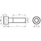 DIN 912 Болт під шестигранник 12.9 БП, фото 2