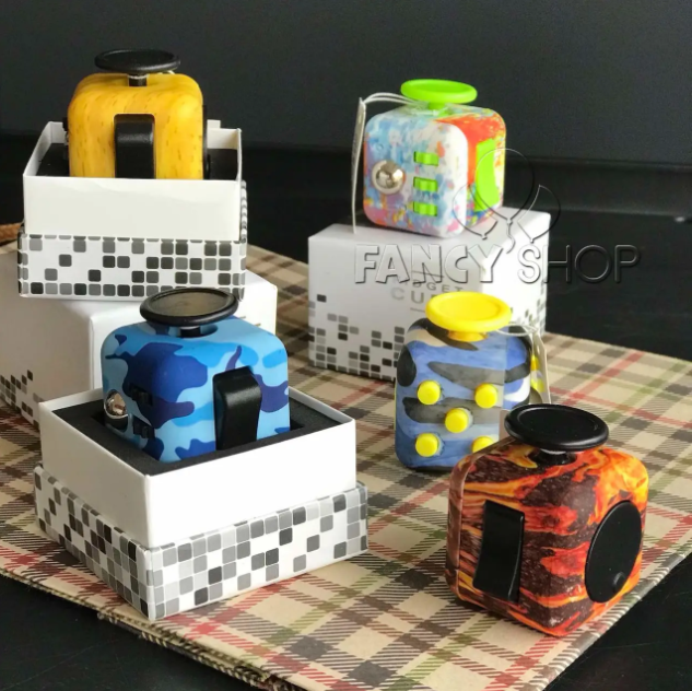 Кубик "Фіджет", мікс, Кубик антистрес "Fidget Cube", фото 1