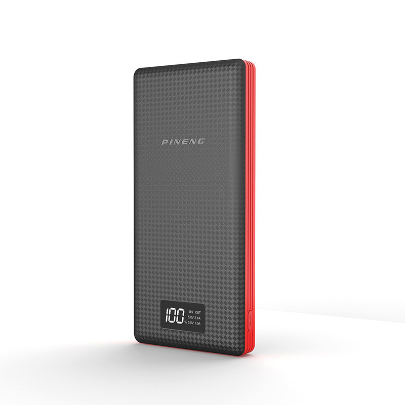 Зовнішній акумулятор Power Bank Pineng PN-969 20000 mAh Black