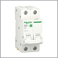 Автоматический выключатель Schneider Electric 25A 2P кривая С 6кА Resi9