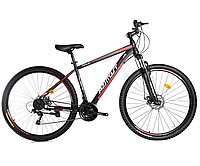 Велосипед Azimut Aqua 29" GD рама 17, 2021 черно-красный