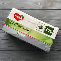 Серветки Ruta Professional 33х33см 2шар білі 1/8 (250шт/уп|4уп/ящ)