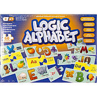 Развивающие пазлы-ассоциации "Logic Alphabet" англ/укр G-LoA-01-04U ДТ-ЛА-06-46